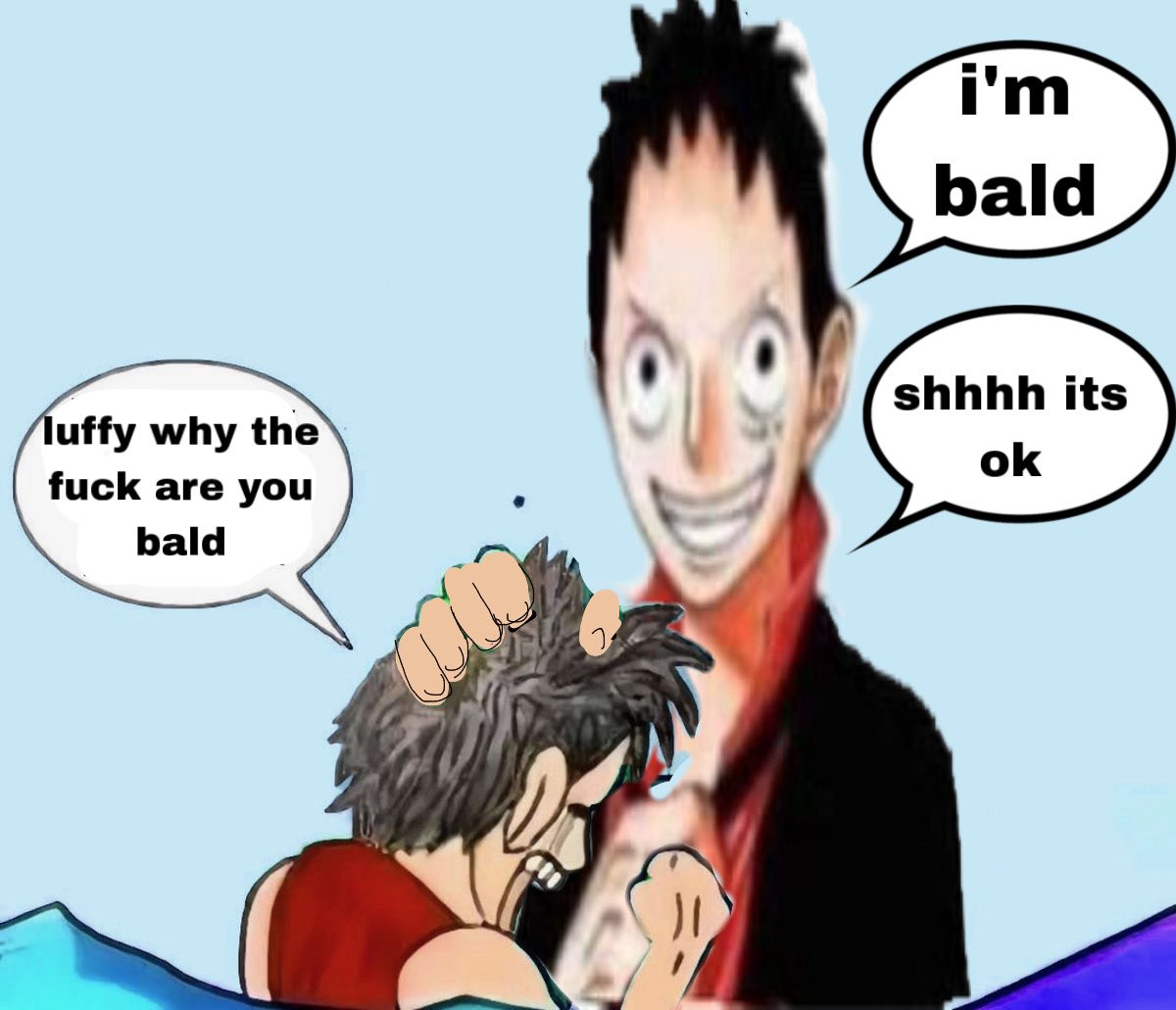 Bad haircut Luffy meme evidence